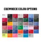 Custom Tackle Twill Applique Crewneck Sweatshirt