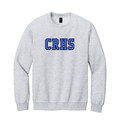 Custom tackle twill applique crewneck sweatshirt. Your letters will be sewn onto the chest of a 8 ounce Gildan crewneck sweatshirt.