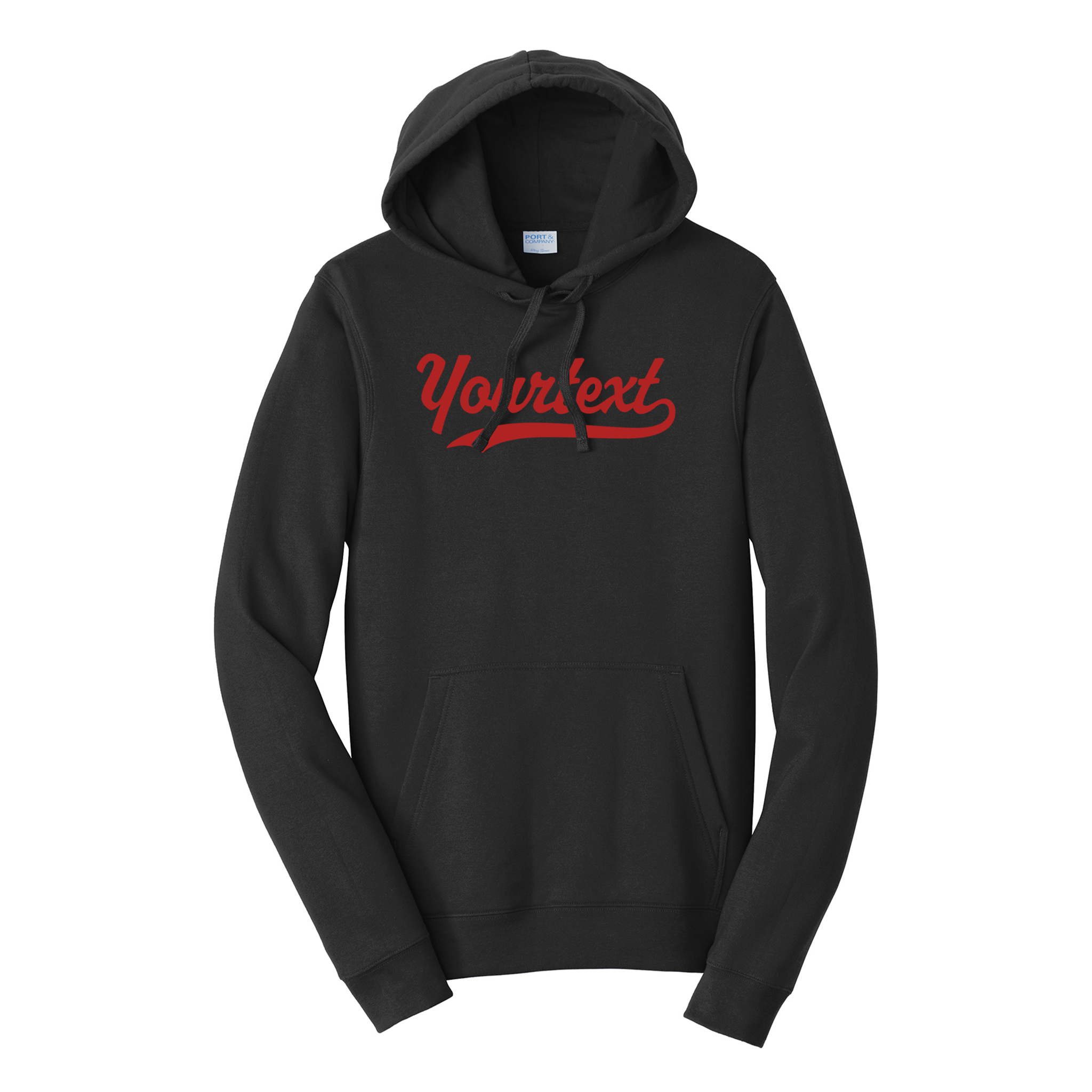 Custom Tackle Twill Athletic Swoosh Hoodie